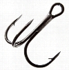 TroKar 2X Round Bend Wide Gap Treble Hooks - #2