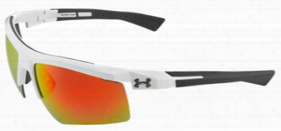 Under Armour Core 2.0 Multiflection Sunglasses - Shiny White/orange Mirror