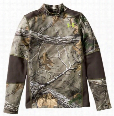 Under Armour Ua Scent Control Tevo Mock For Yout H- Realtree Xtra - S