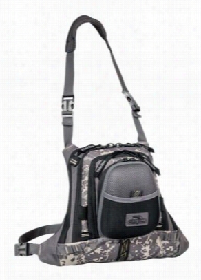 White River Fly Shop Chest Pack - Digital Camo/green