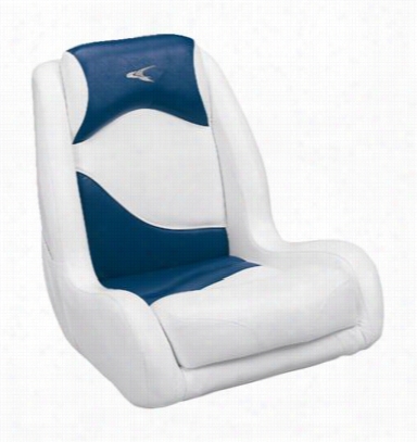 Wise Deluxe Bucket Boat Seats Wd739ls - White/blue