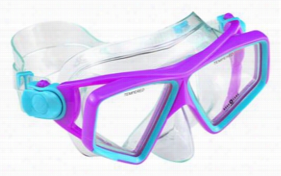 Aqua Lung Sport Lanai Junior Snorkel Mask For Youth-  Purple