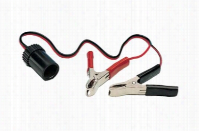 Battery Clip Cigarette Lighter Plug Adapter