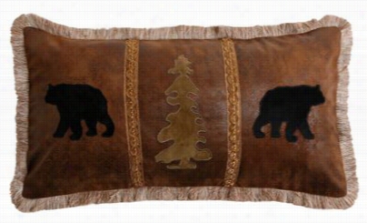 Bear Country Bedding Collection Languish Tree Pillow