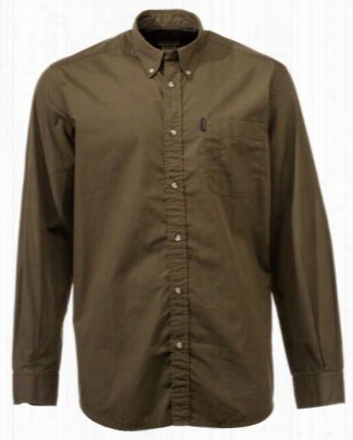 Berett  Lignt Sport Button Down Shirt For Men - Dark Olive - L