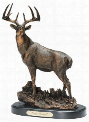 Big Sky Carvers One Chance Whitetail Sculpture By Marc Pierrce