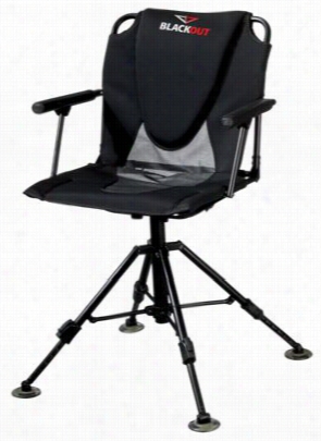 Blackout Swivel Hard-arm Chair