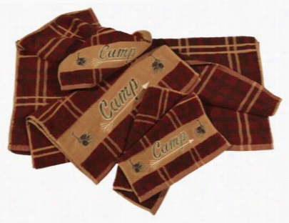 Camp 3-piece Towel Set - Plaid