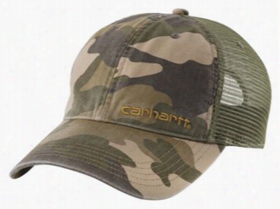 Carhartt Brand Tmesh-back  Cap - Rugged Khaki Camo - Osfm