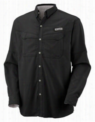 Columbia Low Draag Offshoerlong Sleeve Shirt For Men - Negro - Xl