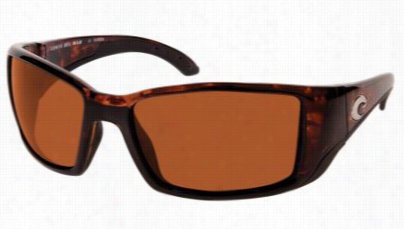 Costa Blackfin 580p Polarized Sunglasses - Tortoise+black/copper