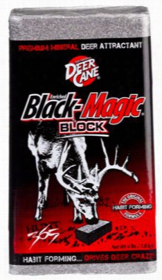 Deer Cane Black Magic Mmineral At Tractant Block - 4 Lbs.