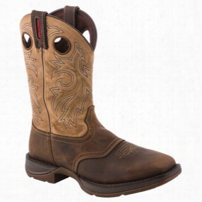 Durango Rebel Saddle Up Western Boots For Men - Brown/tan -10 M