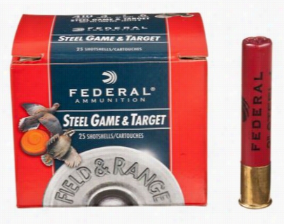Federal Prejuim Field & Range Stel Game& Target Load Shotshells - #6 Shot  - 3/8 Oz. - .410 Gga. - 25 Rounds