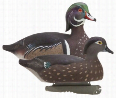 Greenead Appointments Life-size Wood Duck Decoys - 6 Pack