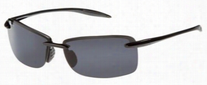 Gui Deline Del Mar Polarized Usnglasses - Shiny Black/gray