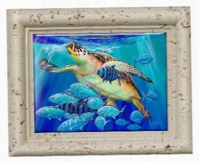 Guy Harvey Ceramic Tile Art - Hawksbill Caravan