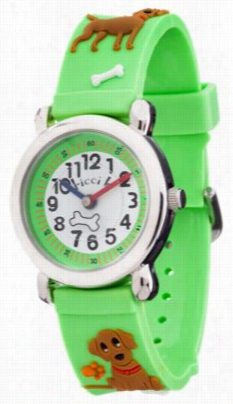 Kids Watch Company Golden Retriever Wa Tch For Kids - Green/pink