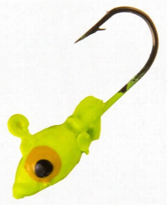 Luck-e-strike Guppy Jghead - 1/8 Oz. - Radiant  Chartreuse