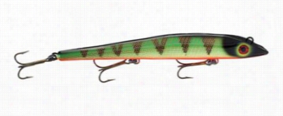 Musk Y Mania Weighted Burt Jerkbait - Fire Perch