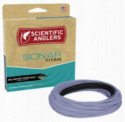 Scientific Anglers Sonar Titan  Big Water Taper Max Ink Fly Line - Surf/black  500