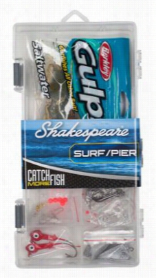 Shakespeare Catfh More Fish Surf/pie R Tackle Box Kit