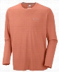 Columbia PFG Zero Rules Long Sleeve Shirt for Men - Bright Peach - L