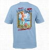 Salt Life Blondies Fishing Tours Pocket T-Shirt for Men - Sky Blue - XL