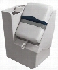 Wise Talon Pontoon Furniture Series Lean Back Recliner - Left Arm Rest - Sky Gray/Dove Gray/Laguna