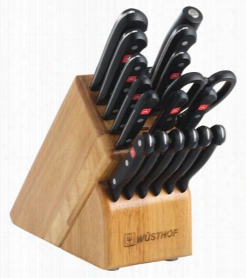 Wsthof Gourmet 18 Piece Knife And Bock Et