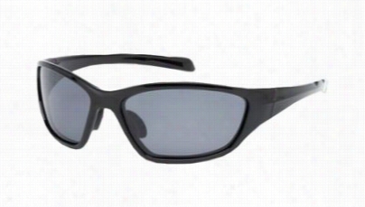 Xps By Fish Erman Eyewear Wave Polarized Sunglasses -- Shiny Black/gray