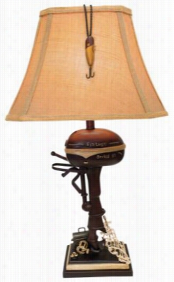 Boat Motor Table Lamp - California R Esidents