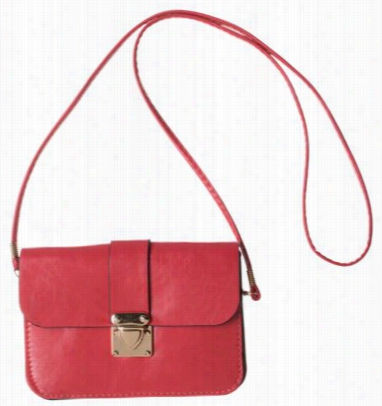 Caracol Convertibel Shoulder Bag - Red