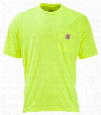 Carhartt Fo Rce Color-enhanced T-shirt Foor Men - Auspicious Lime - Xl