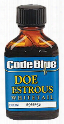 Code Blue Whitetail Doe Estrus Urine - Deer Attractant - 1 Oz.