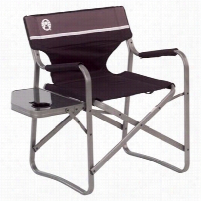 Coleman Aluminum Ddeck Chair With Table