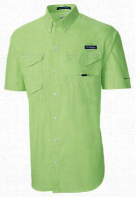 Columbia Supe Bonehead Classic Shirt Toward Men - Jade Lime Oxford - M