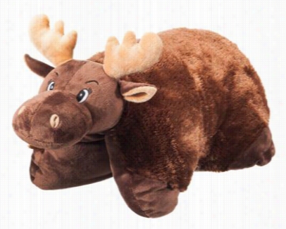 Cuddly Critters Plush Stuffed Mooose Pillow