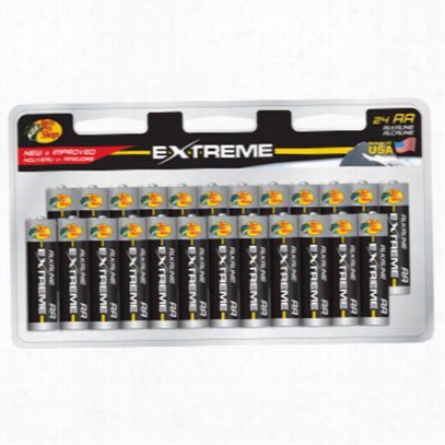 Extreme Aa Alkaline Battery 24 Bundle