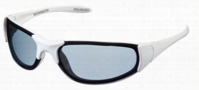 Extreme Optiks Eok 5 Polarized 400 Shnglasses For Youth - Shiny White/smoke