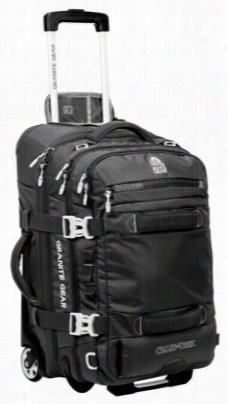 Granite Gear Cross-trek 222' Wheeled Carry-on Duf Fel Bag - Black/chromium