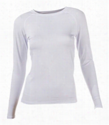 Guy Harvey Raglan Top For Ladies -w Hite - L