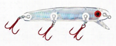 Joe Buccher Outdoors Baby Shalow Raider Red Eye Prism Crankbait - Prism Silver - 5