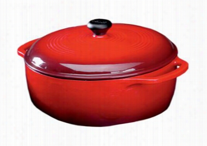 Lodgel Ogiic Clor Enamel Dutch Oven - 6-q Uar T - 10-3/4" Diameter