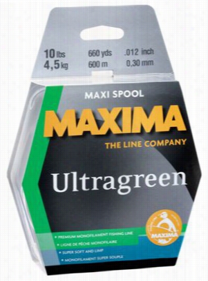 Maxima Line Maxi Spool - Ultragreen - 6  Lb