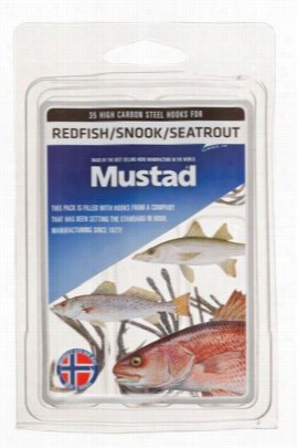 Mustad Rdfish Hook 35-piece Assortmen