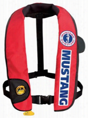 Mustang  Survival Competitipn Inflatable  Life Vest With Hit -  Model Mdd3183 Bc