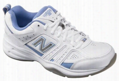 New Balance Wx409 Cross Trainer Shoes Fro Ladies - White/lavendar - 12 B