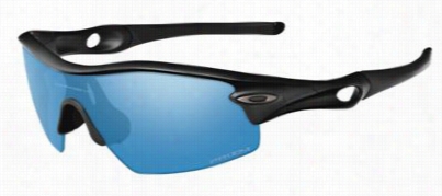 Oakley Prizm H2o D Eep Radar Pitch Polarize Sunglasses - Black/prizm Deep Water Mirror