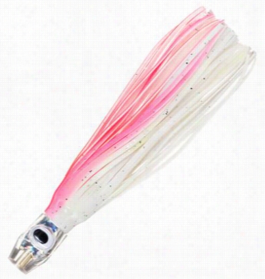 Offshorre Angler Baby Cup Tolling Lure - 6-1/2' - Clear Head-pink/white